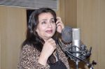 Salma Agha at a song recording for Damini - tribute to the victim of delhi rape in Mumbai on 7th Jan 2013 (14).JPG